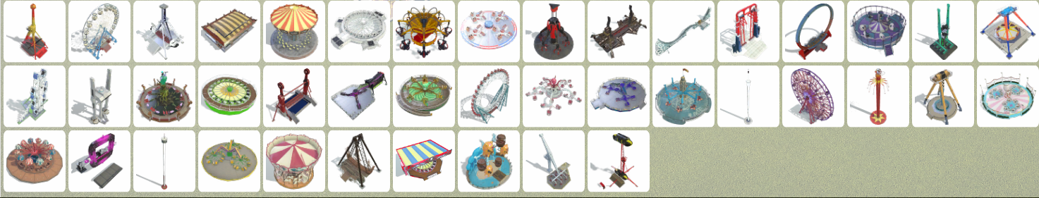 Requesting a list of included rides / shops you get with vanilla Planet  Coaster and also what is in each expansion pack. | Frontier Forums