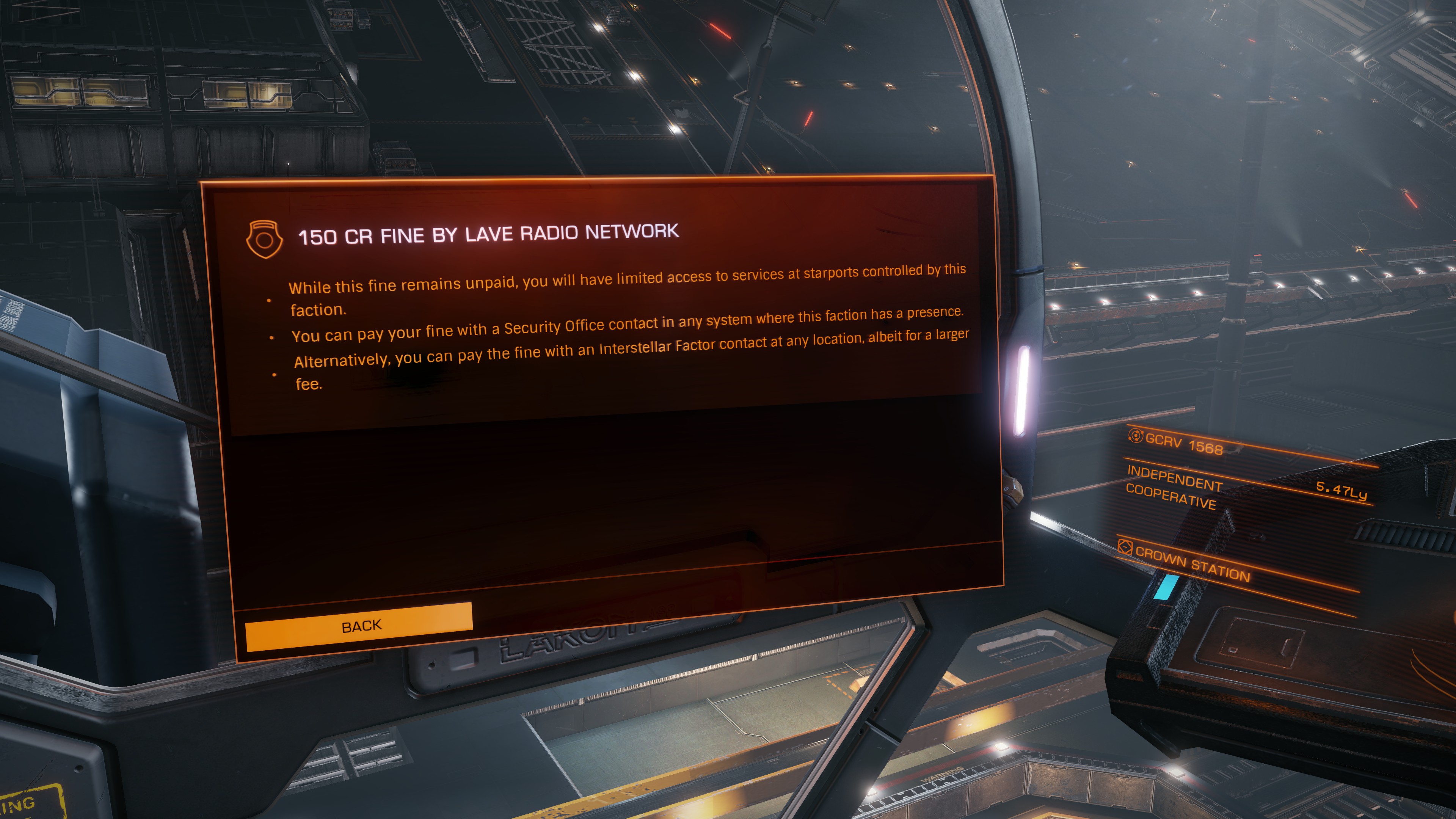 Lave radio hates people who warp through stations. | Frontier Forums