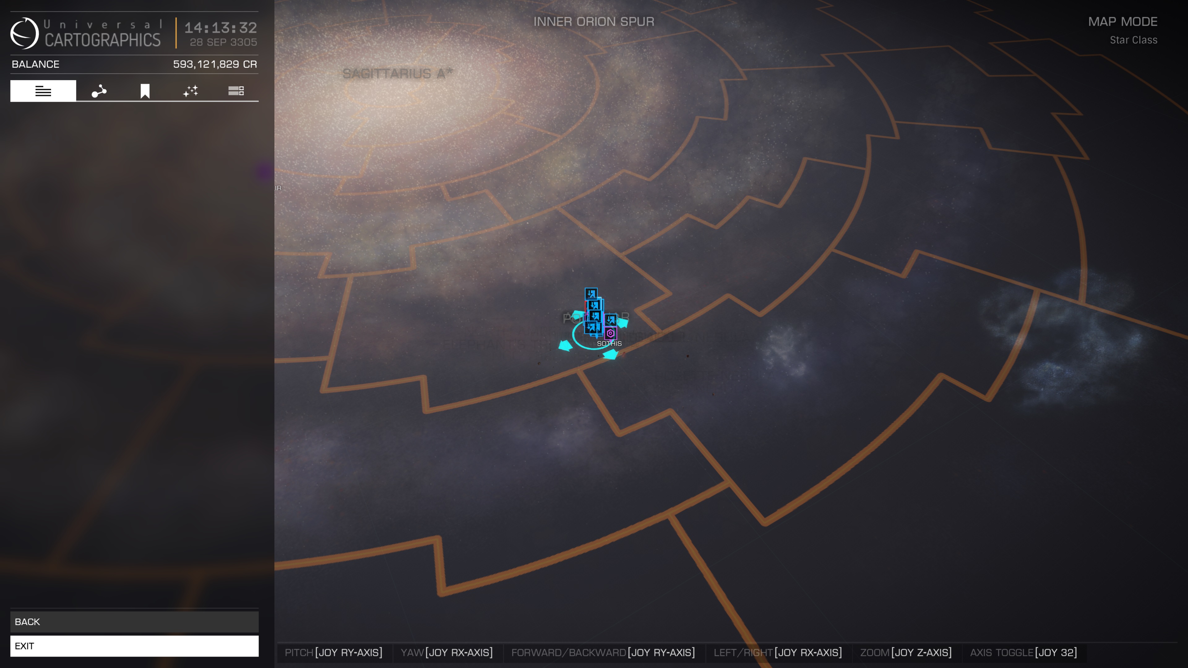 galaxy frontier size