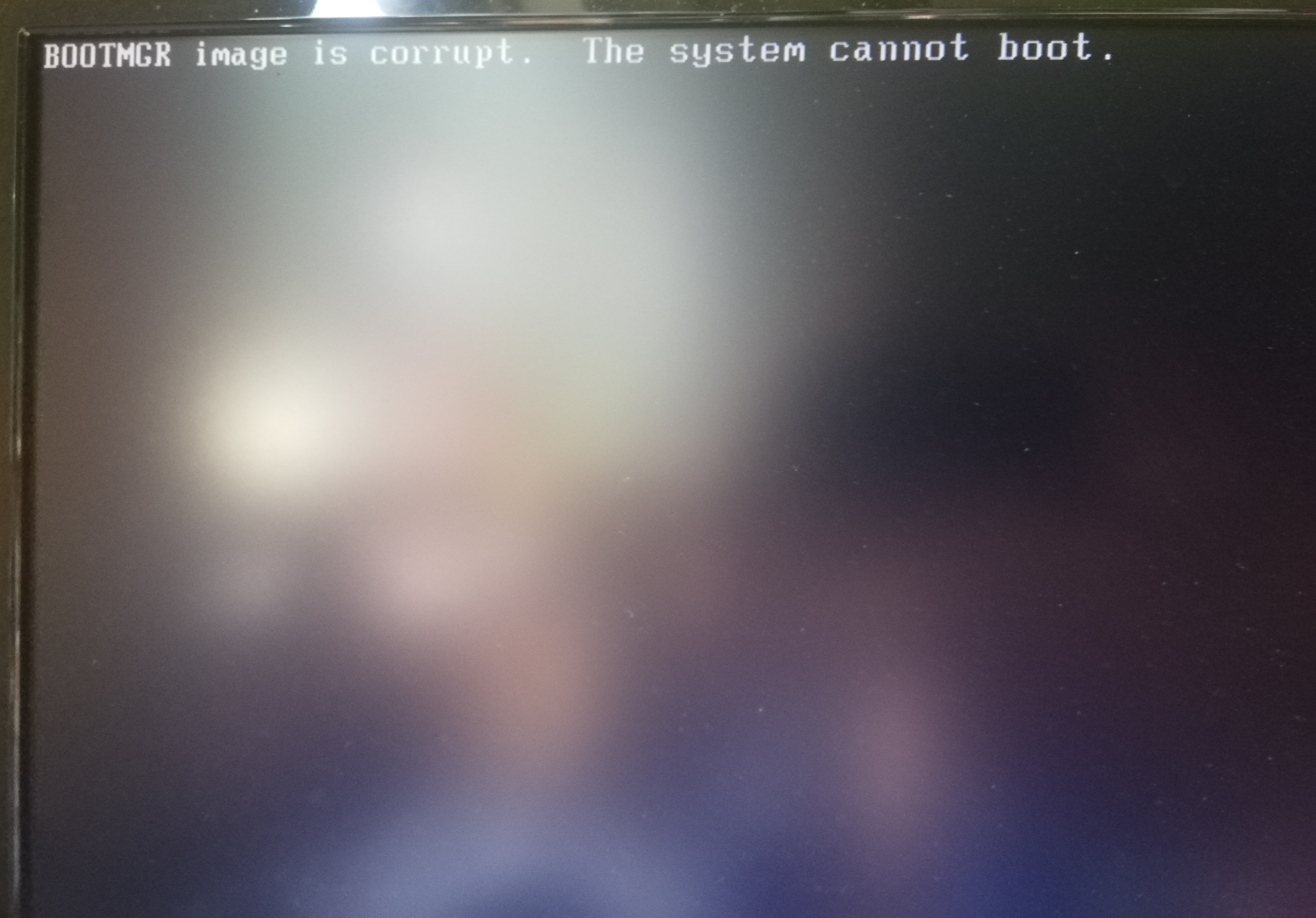 Bootmgr is corrupt, Computer doesn't recognize the Windows 10 Installation  USB-Stick and won't start BIOS/show the Key for it | Frontier Forums