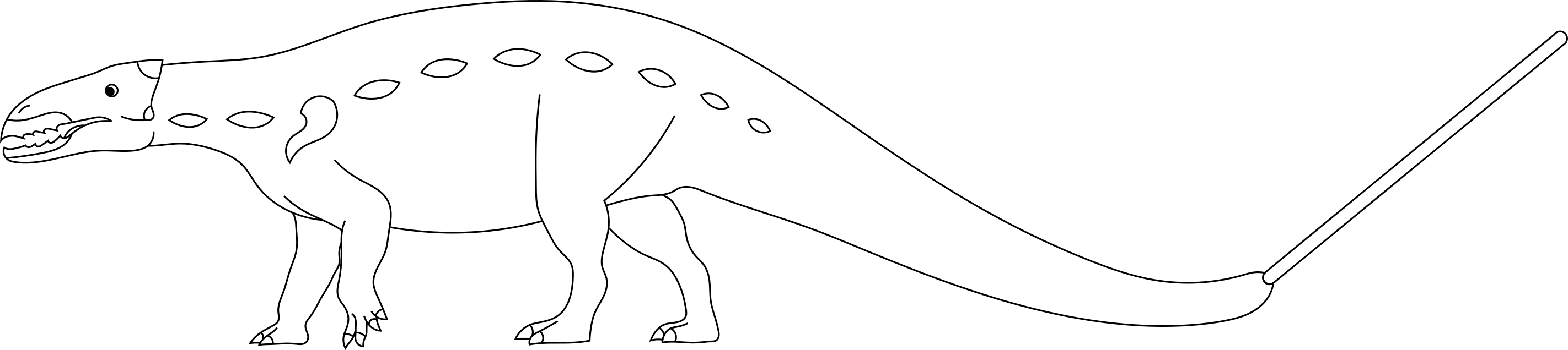 JWE Complete Brachypodosaurus line drawing.png