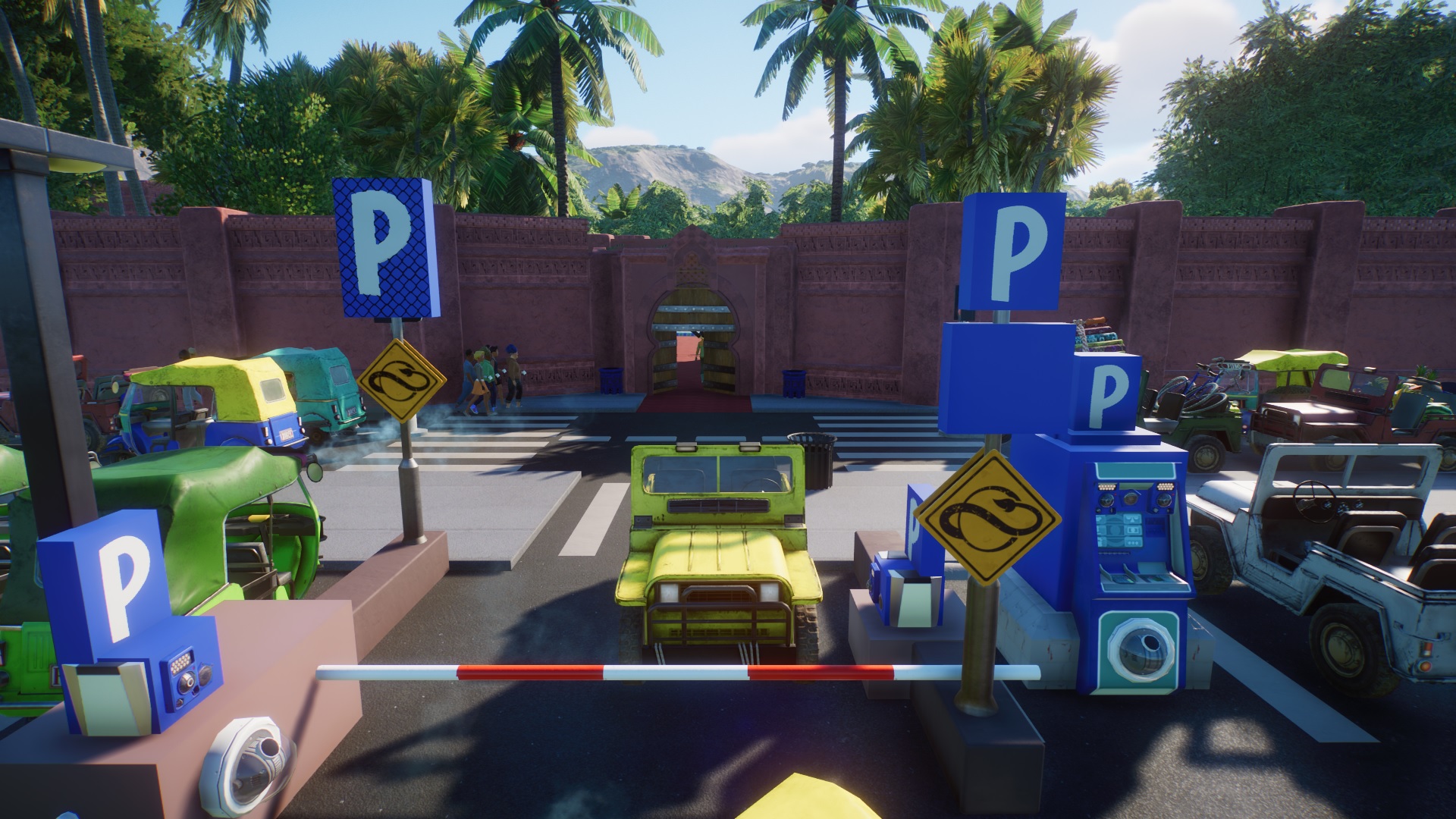 majorelle entrance partking view.jpg