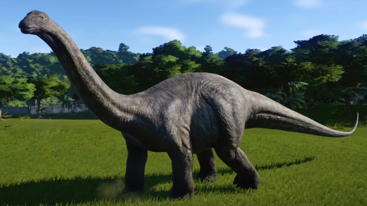Игра больших динозавров. Апатозавр парк Юрского периода. Апатозавр Jurassic World. Jurassic World Evolution Брахиозавр. Диплодок Брахиозавр Бронтозавр.