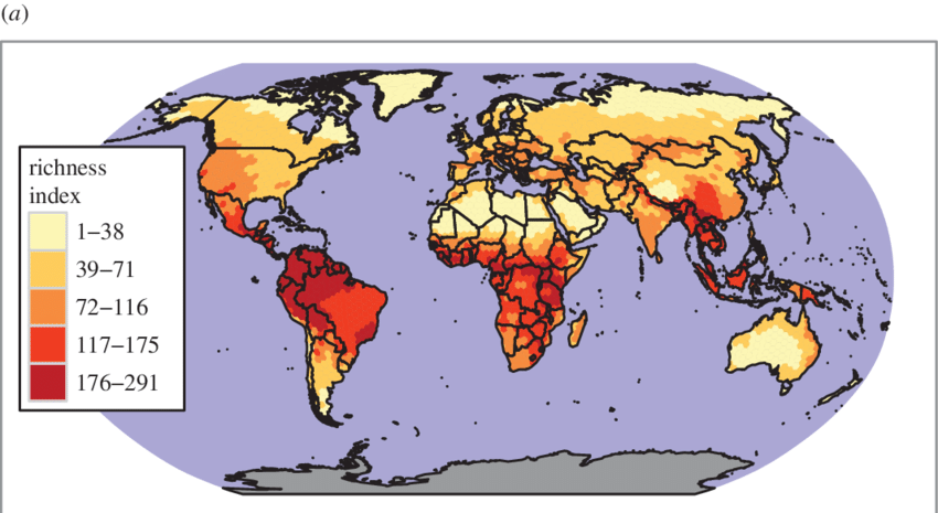 Species-richness-maps-for-a-all-terrestrial-mammals-and-b-mammals-threatened-by.png