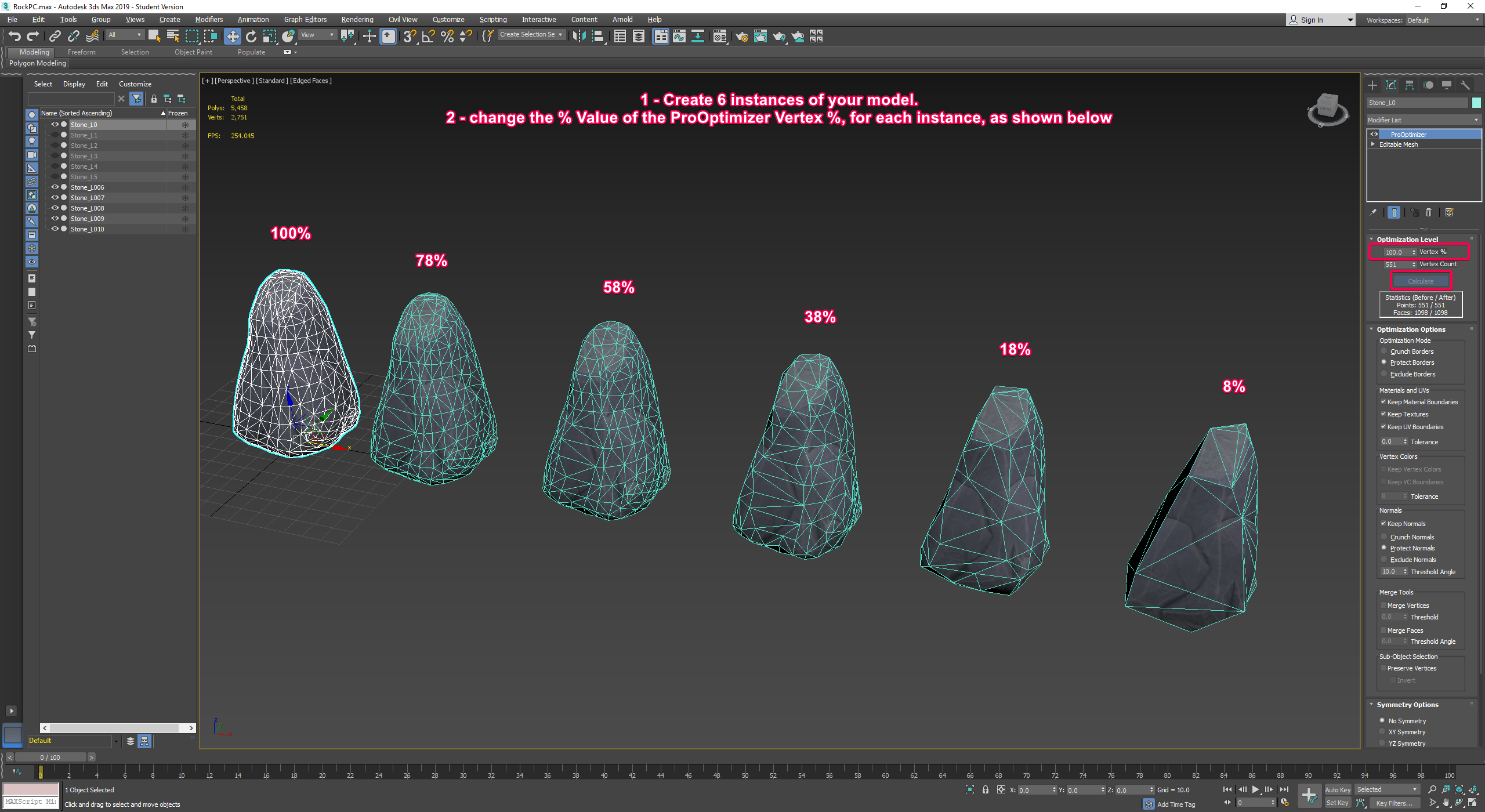 Automatic LOD - 3DS Max tutorial | Frontier Forums